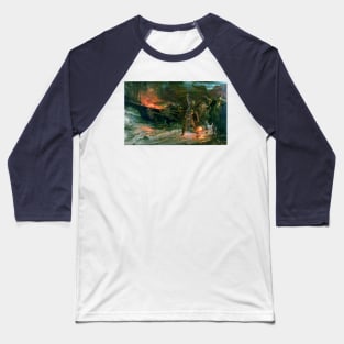 Funeral of a Viking - Frank Dicksee Baseball T-Shirt